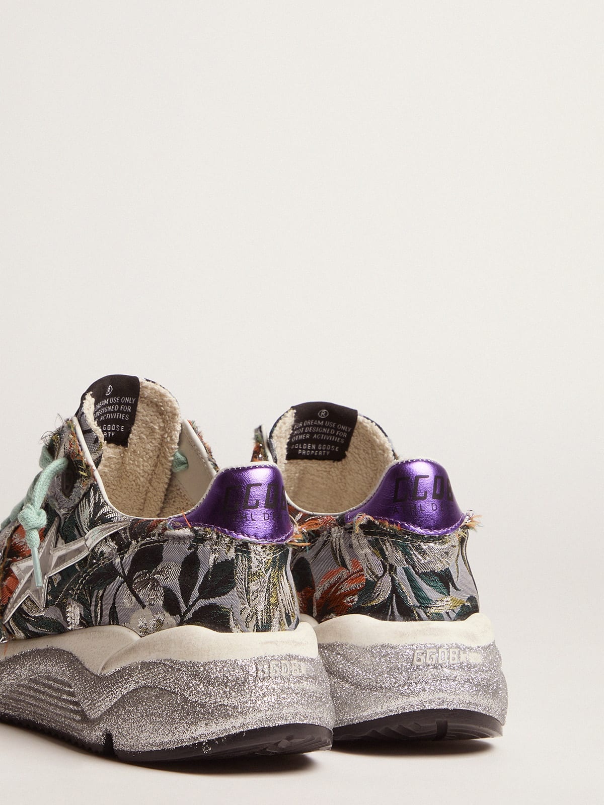 Running Sole sneakers with floral jacquard upper - 4