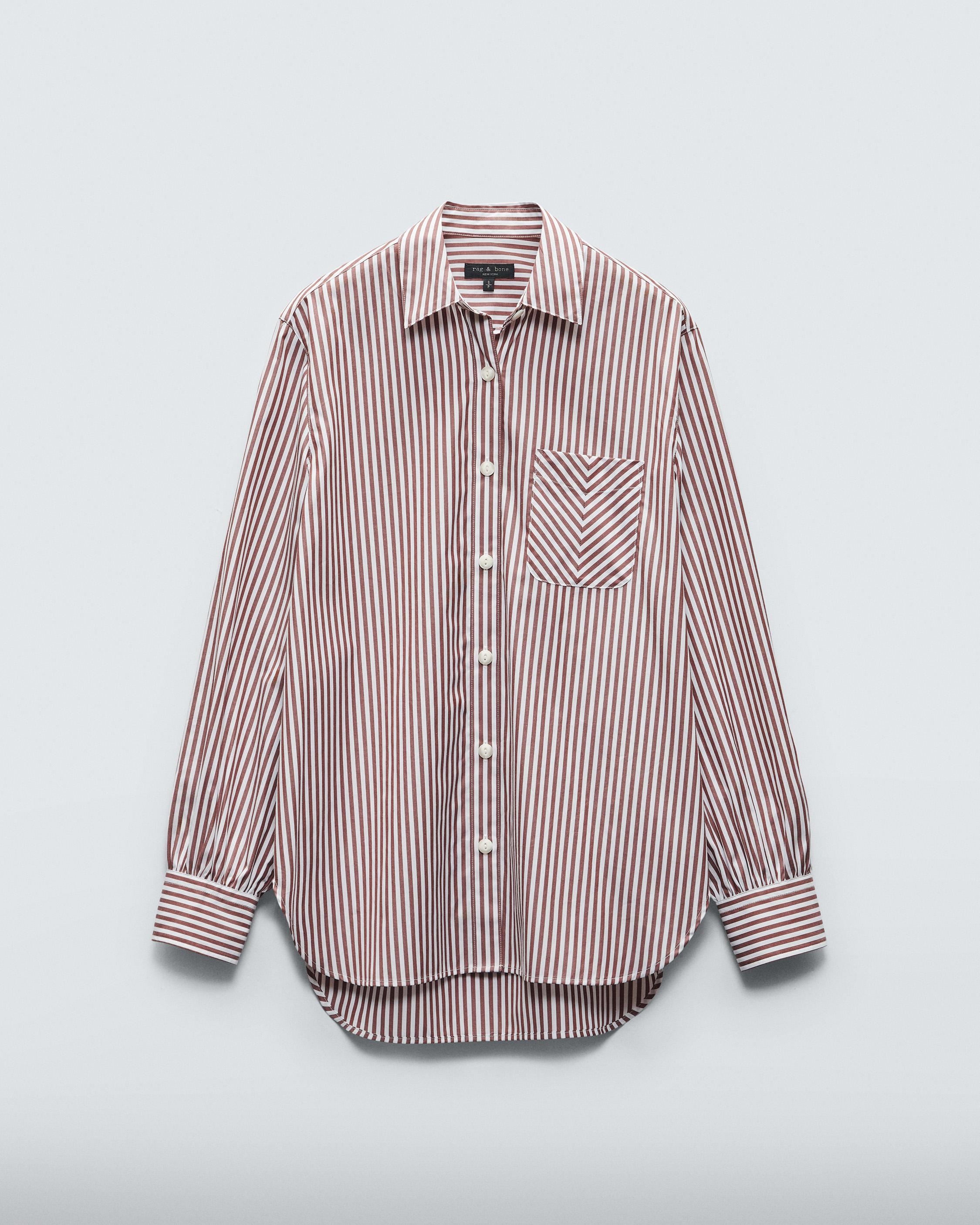 Maxine Cotton Poplin Shirt
Classic Fit Button Down - 1