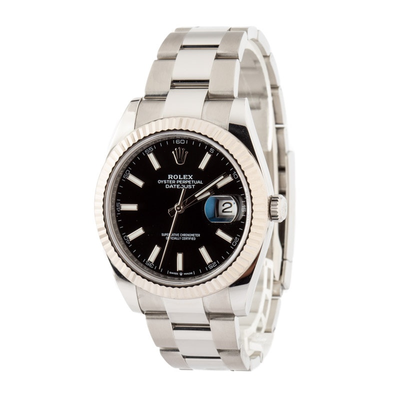 Rolex Datejust 41 Ref 126334 Black Dial Oyster Band - 2