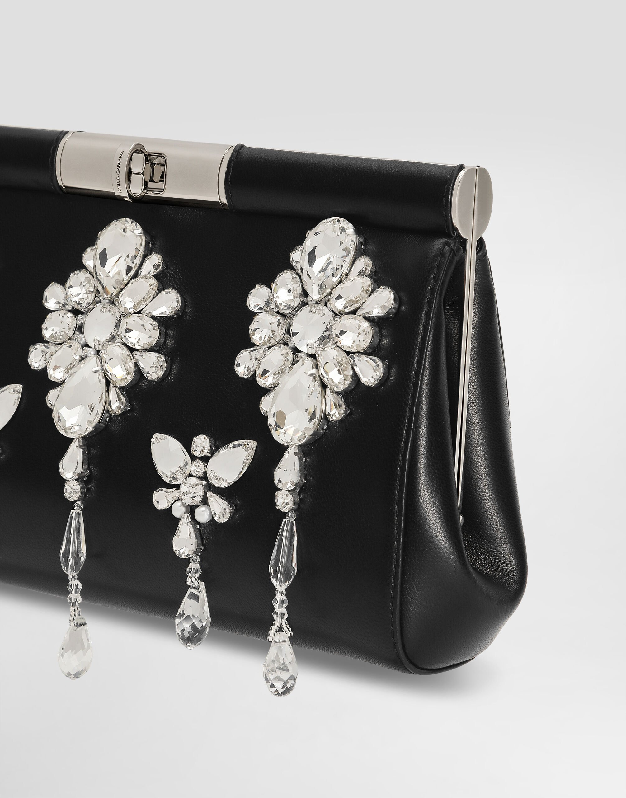 Crystal embroidered Marlene handbag - 6