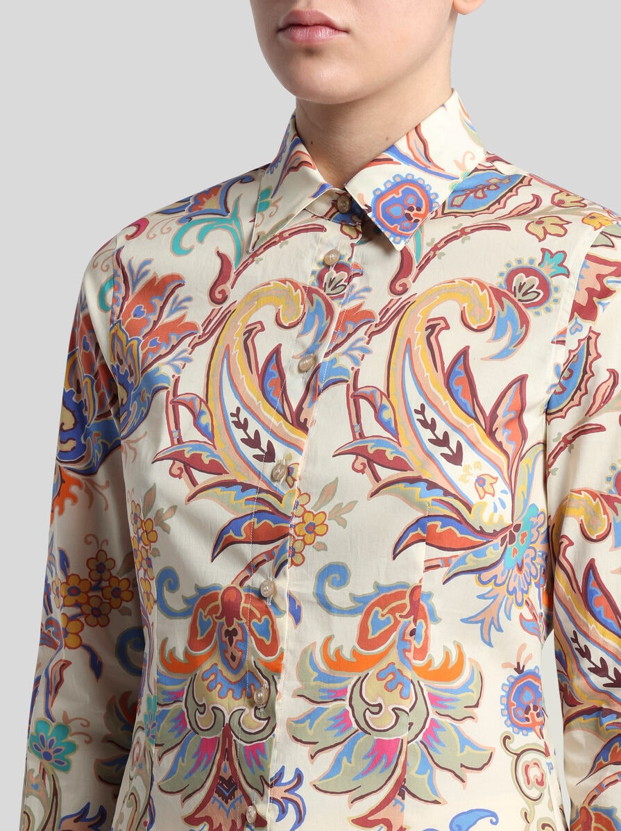 PRINTED POPLIN SHIRT - 3