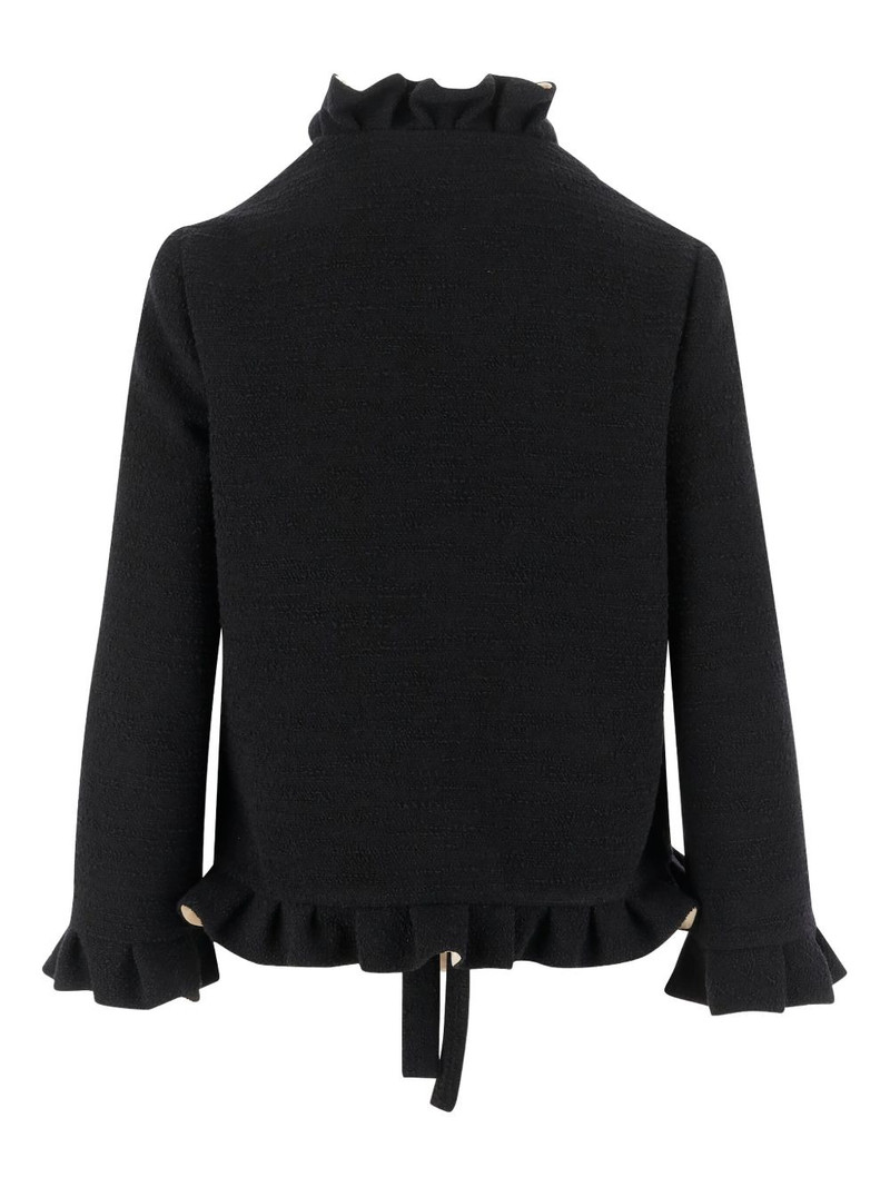 Valentino ruffle jacket outlook