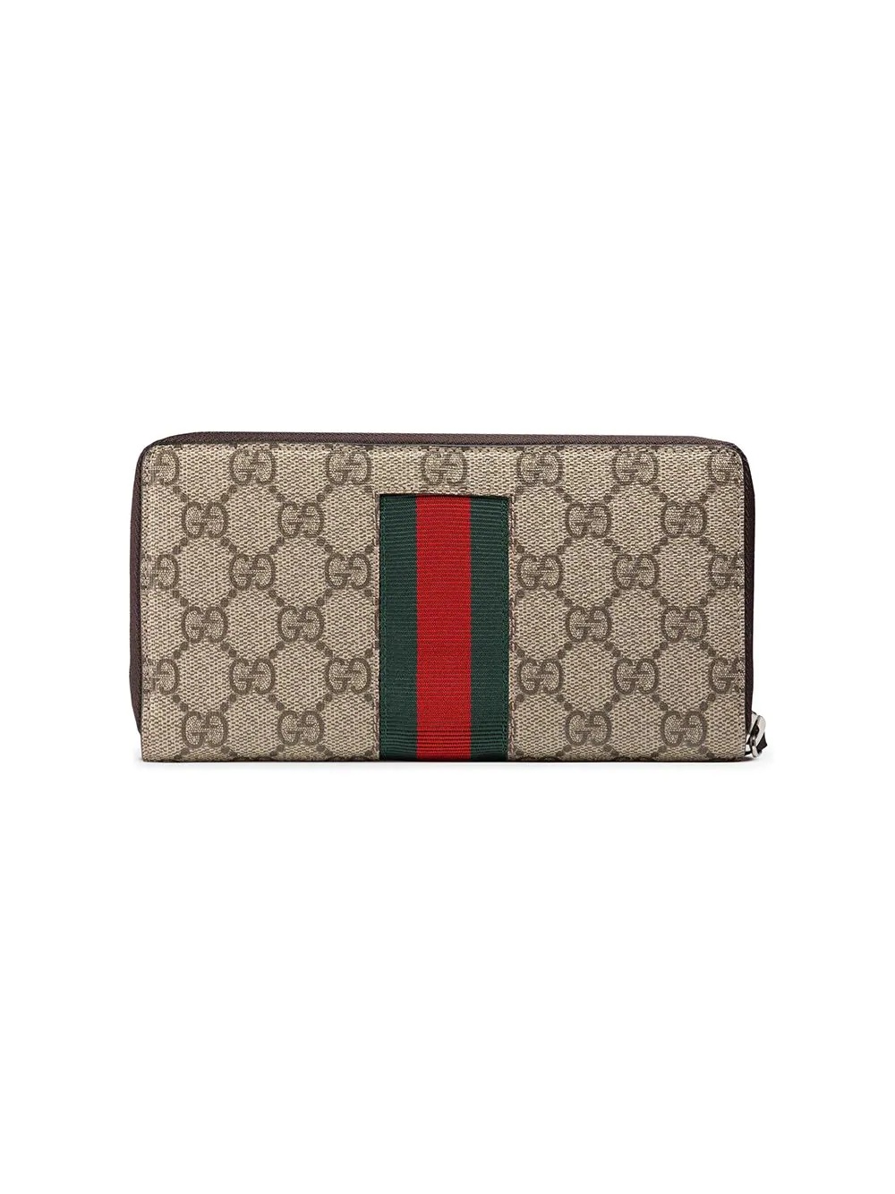 Web GG Supreme zip around wallet - 2