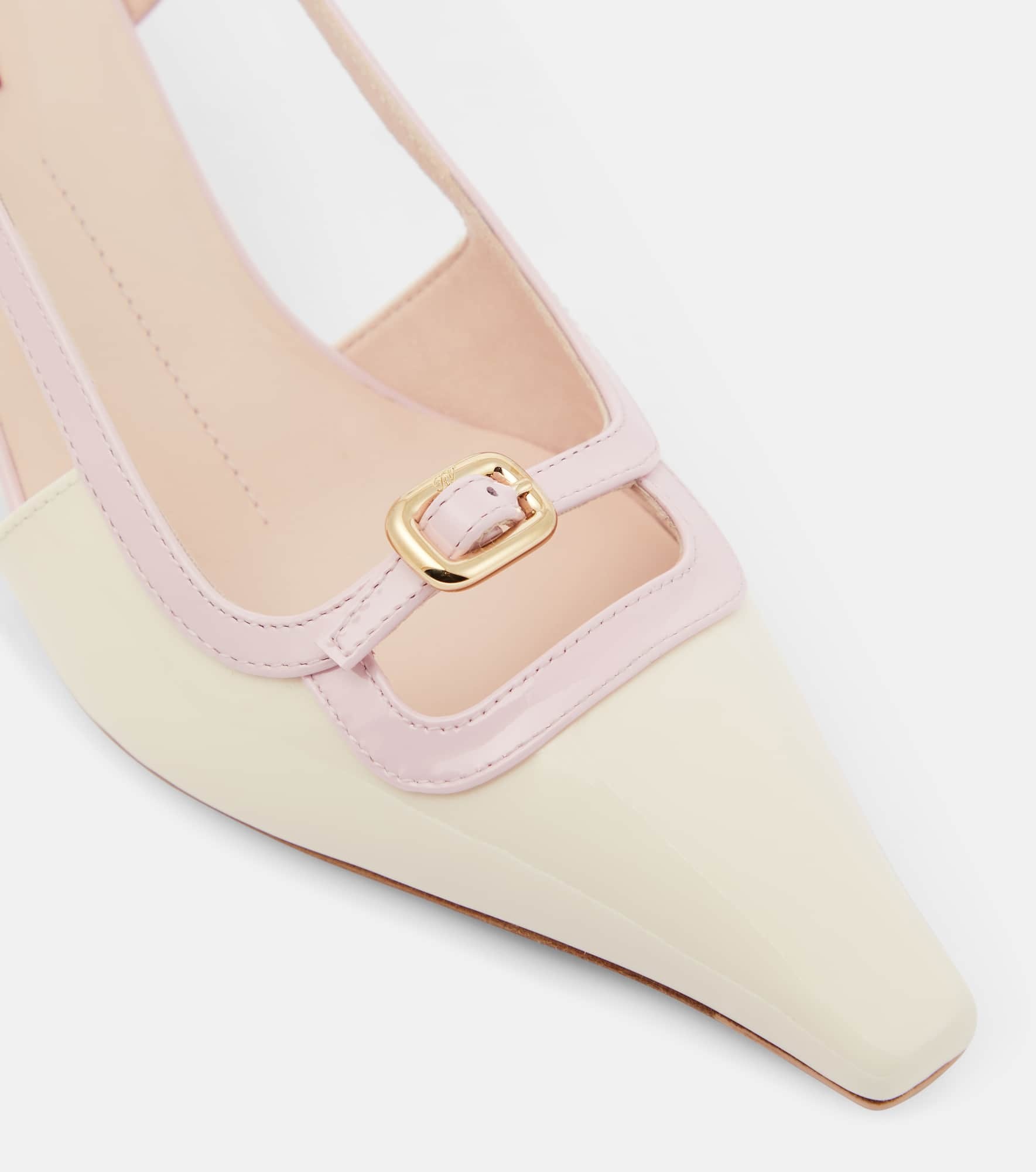 Viv’ Canard leather slingback pumps - 6