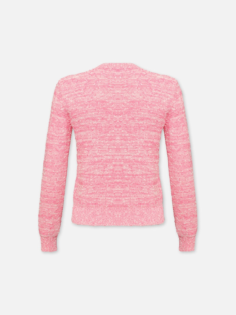 FRAME Patch Pocket Sweater in Pink outlook