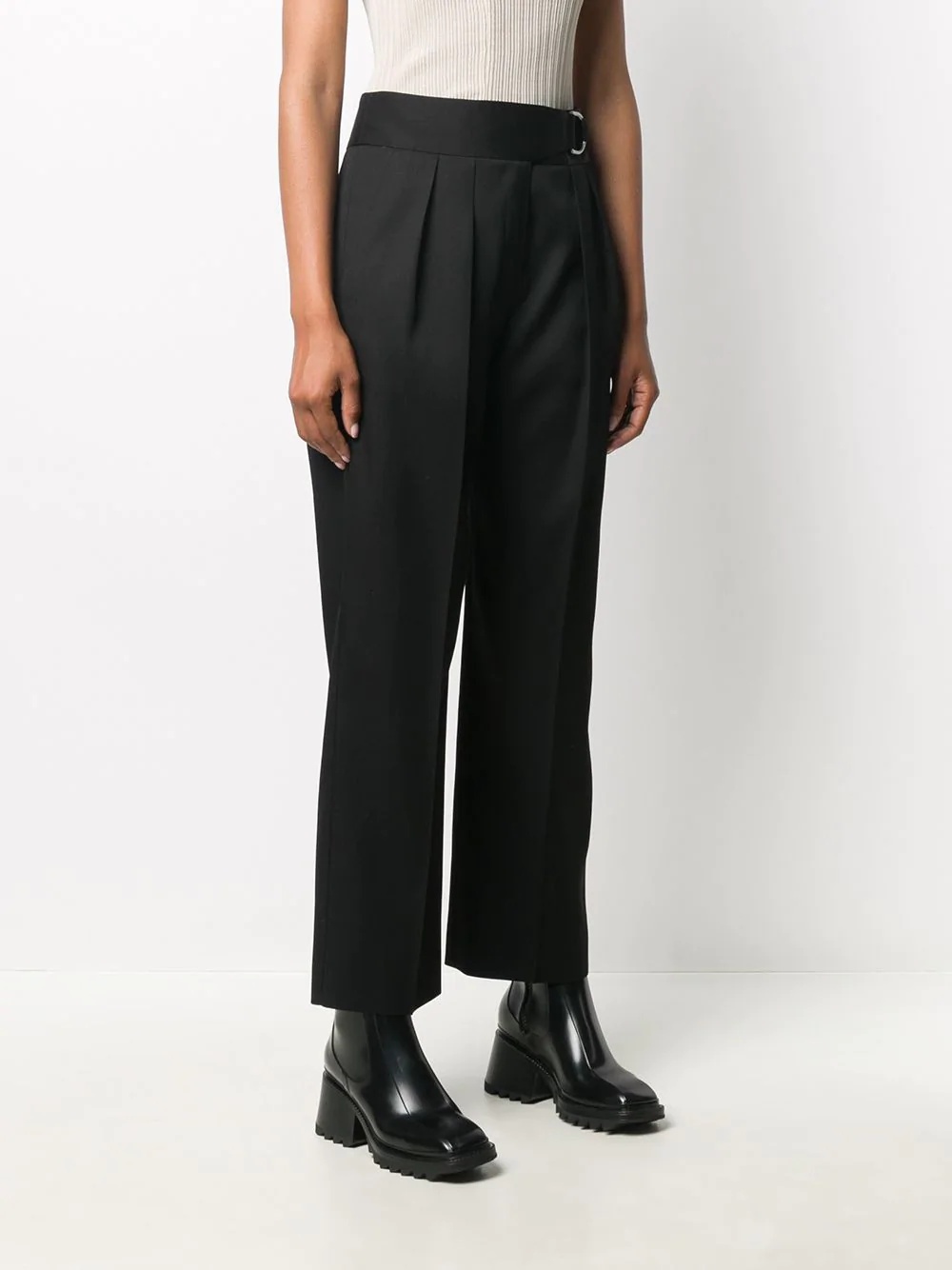 straight-leg tailored trousers - 3