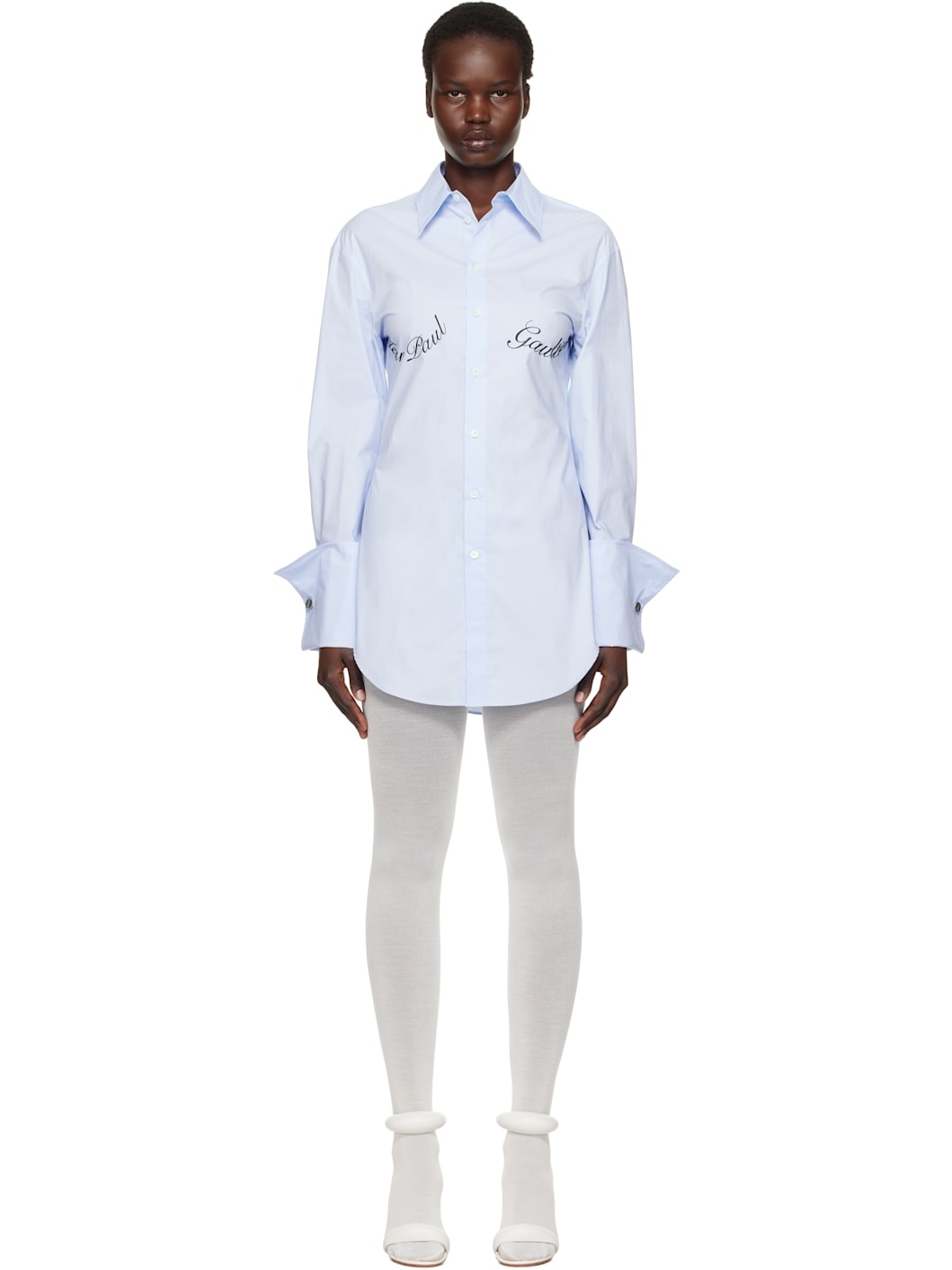 Blue 'The Jean Paul Gaultier Print' Shirt - 1