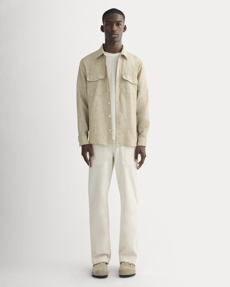 THE LINEN UTILITY SHIRT 3