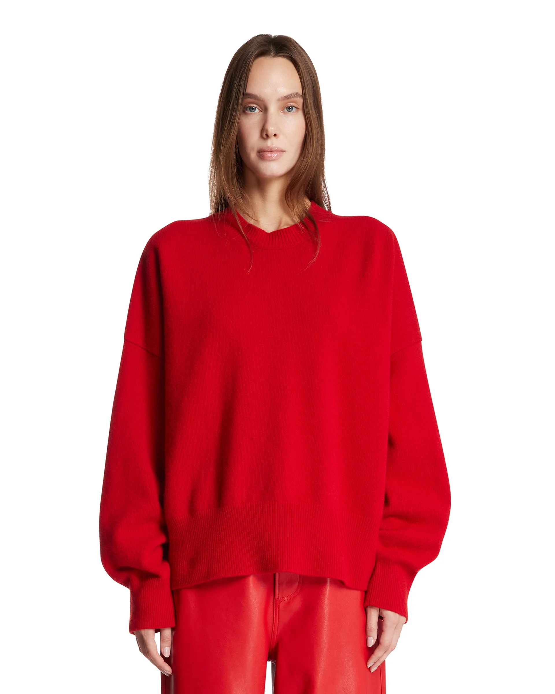 Red Crewneck Sweater - 1