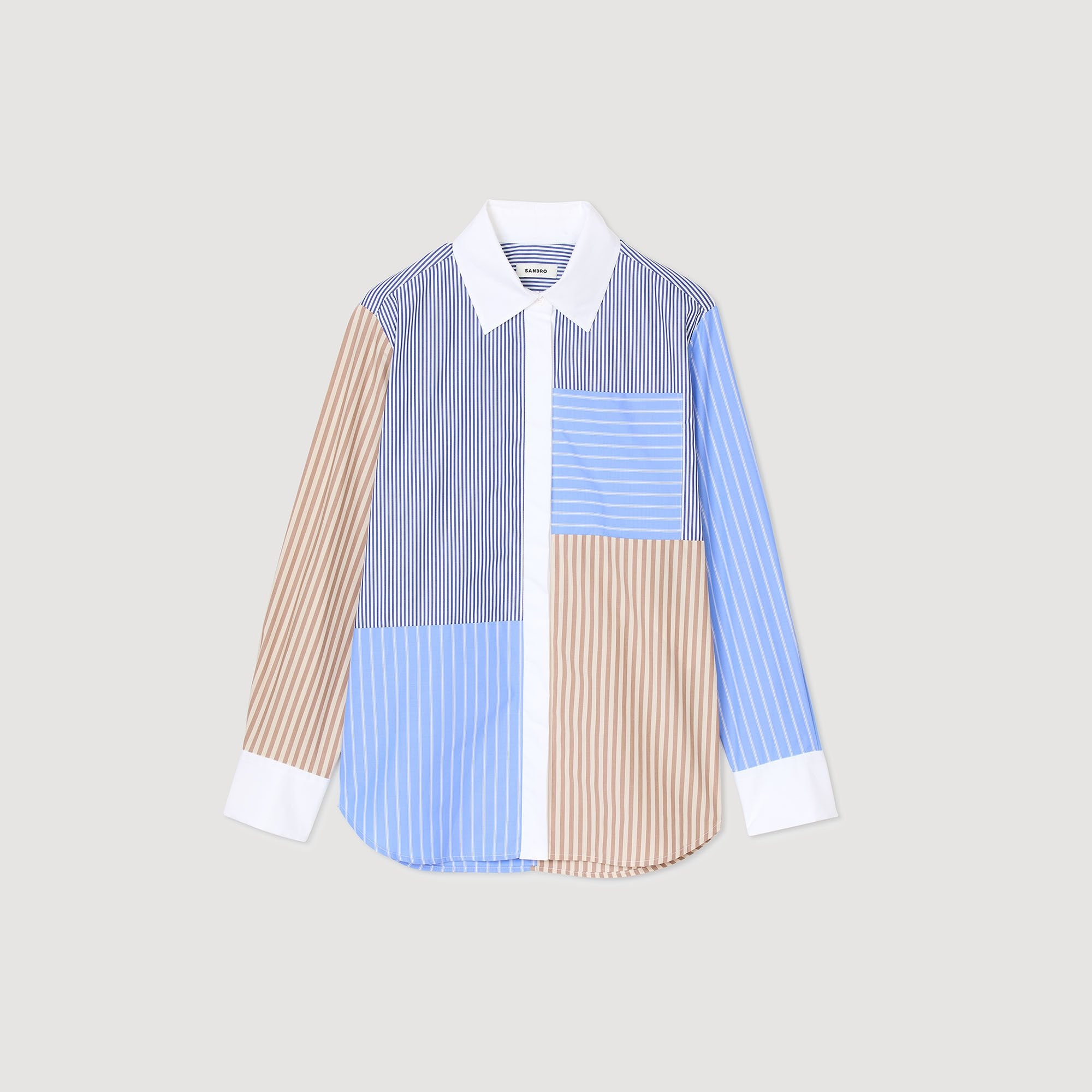 STRIPED MIX SHIRT - 6