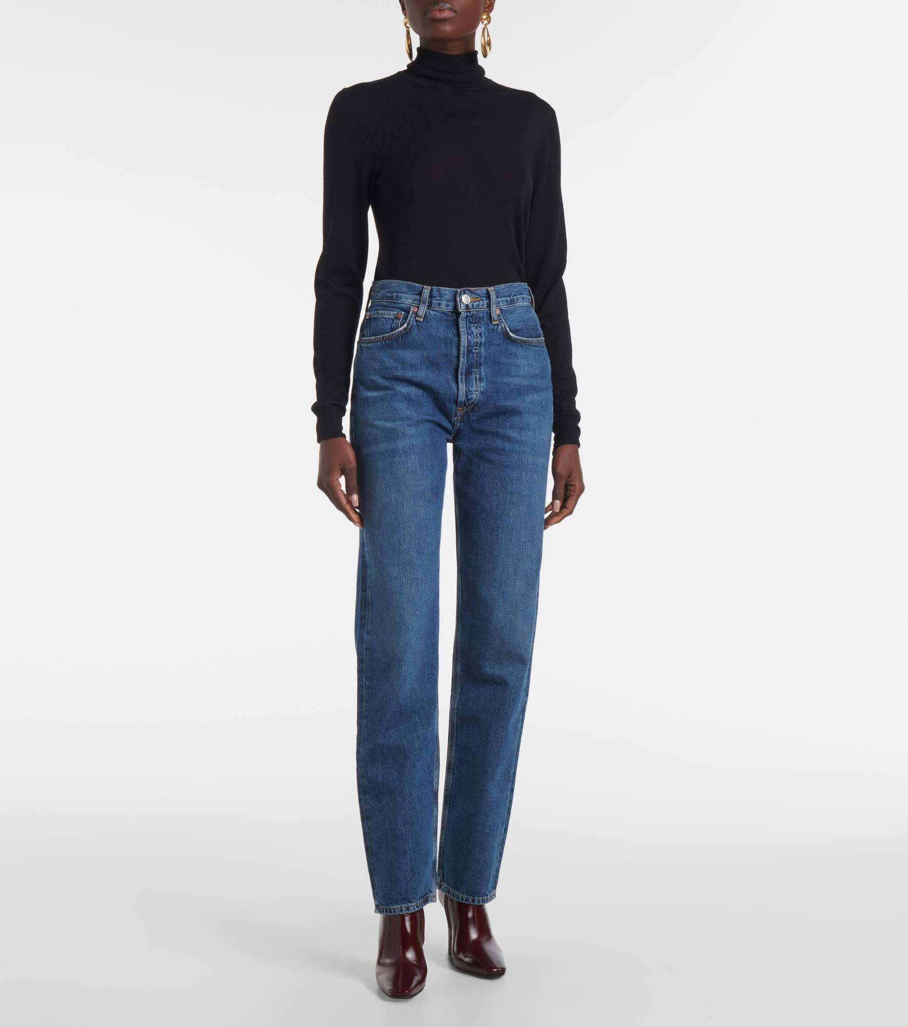 90's Pinch high-rise straight jeans - 7