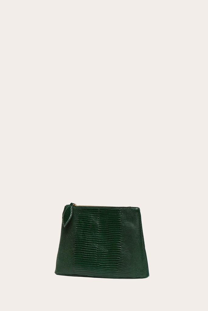 ZIP CLUTCH EMERALD - 3