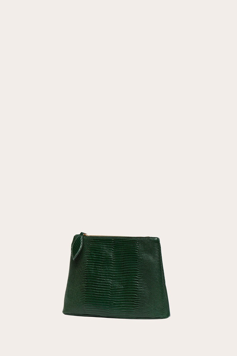 ZIP CLUTCH EMERALD 3