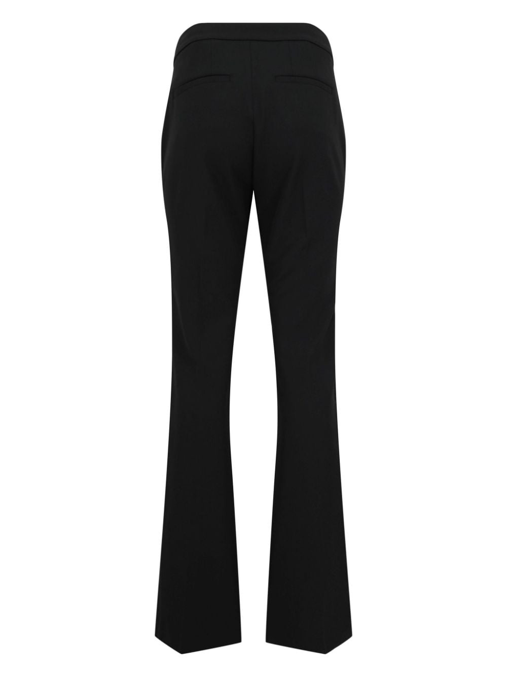 mid-rise flared trousers - 2