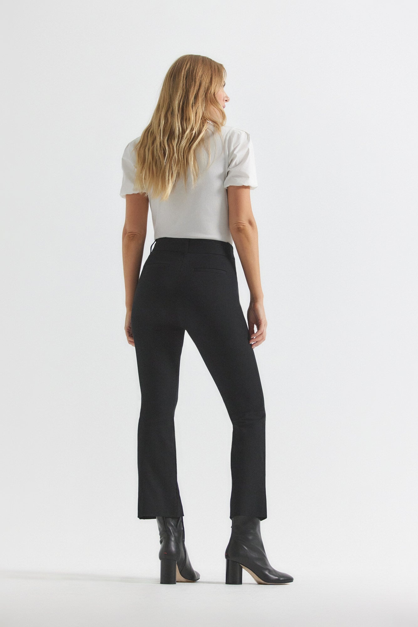 CROSBY CROP FLARE TROUSER - 5