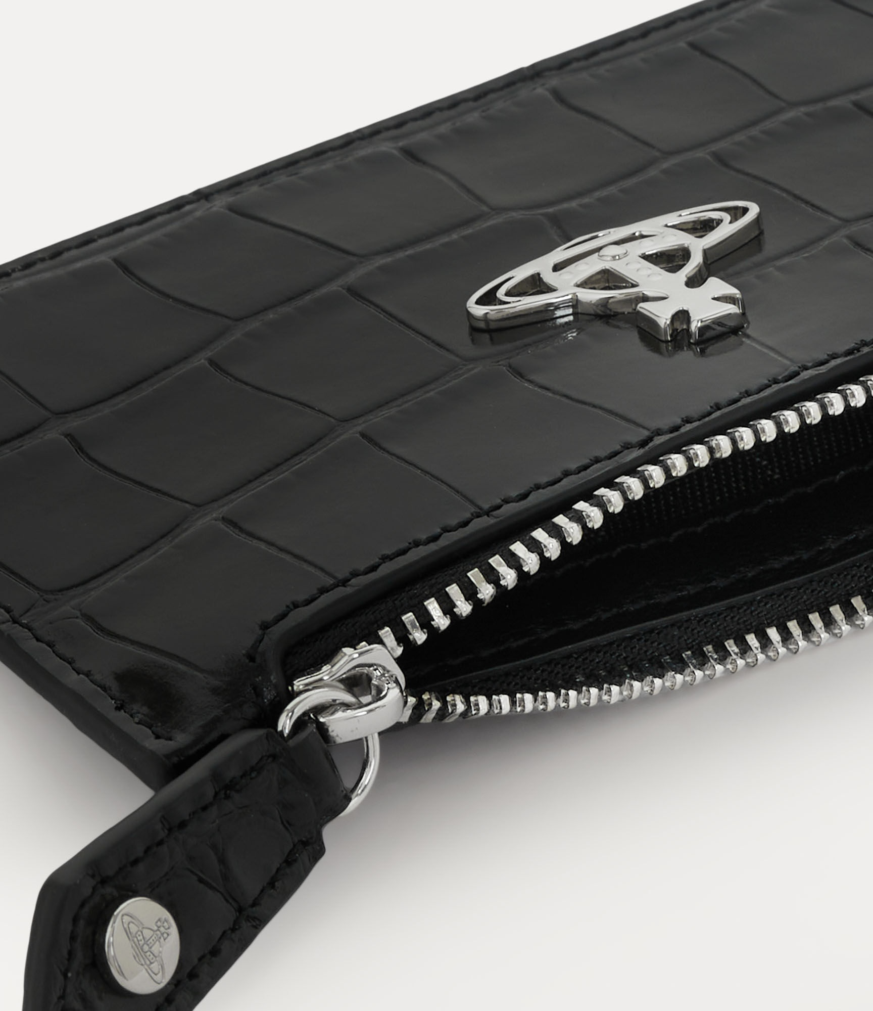 CROCODILE SLIM LONG CARD HOLDER - 4