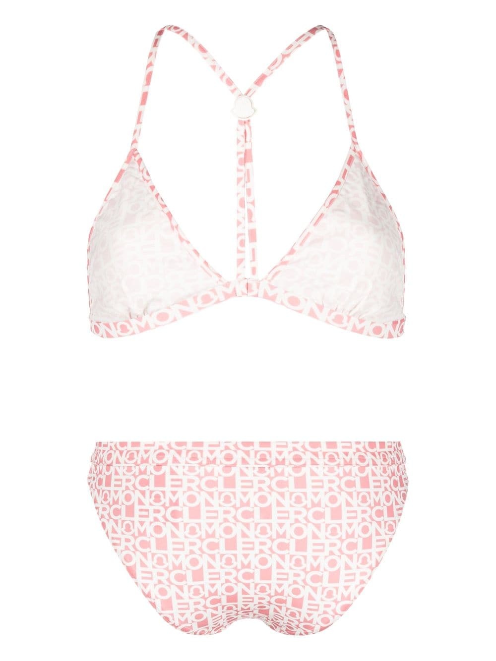 logo-print bikini - 2