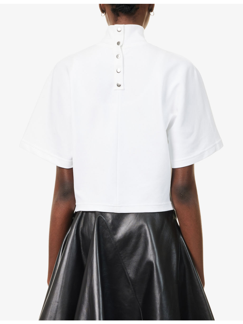 High Neck Cotton Top - 4
