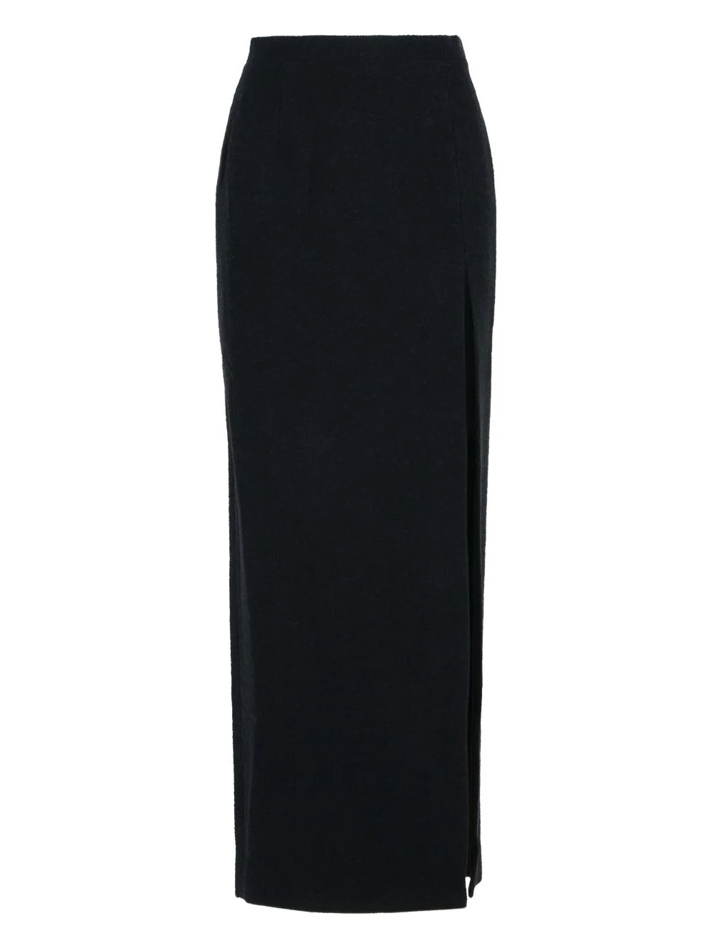 side-split wool-blend skirt - 1