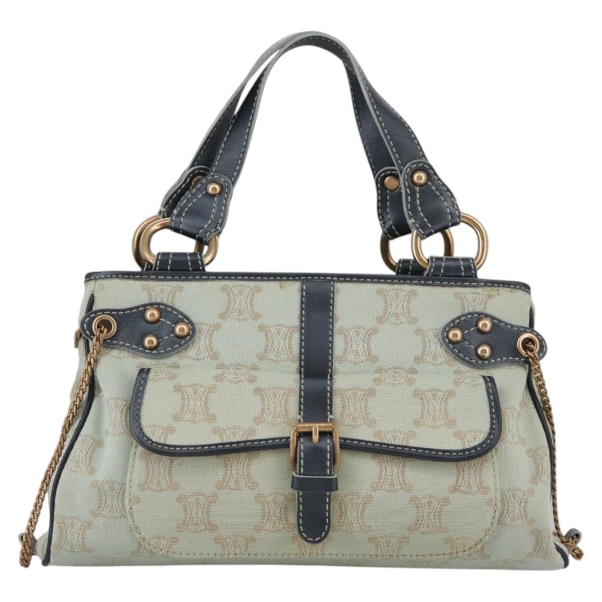 CELINE Paris Macadam Canvas Boogie Hand Bag Peppermint - 13