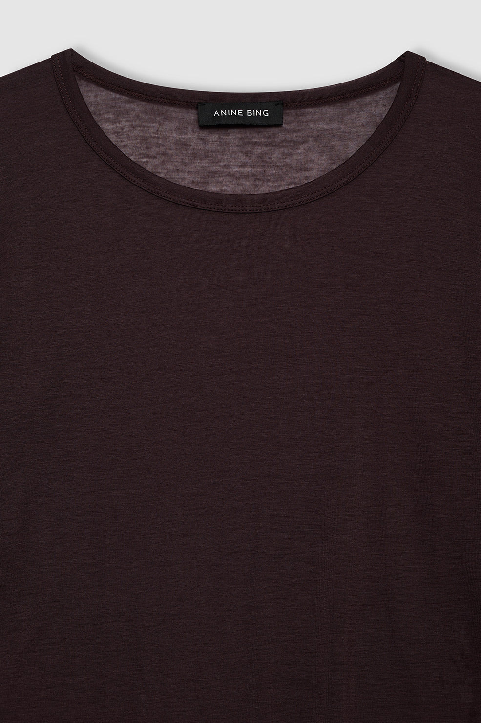 Sylvie Long Sleeve Tee - Dark Brown - 4