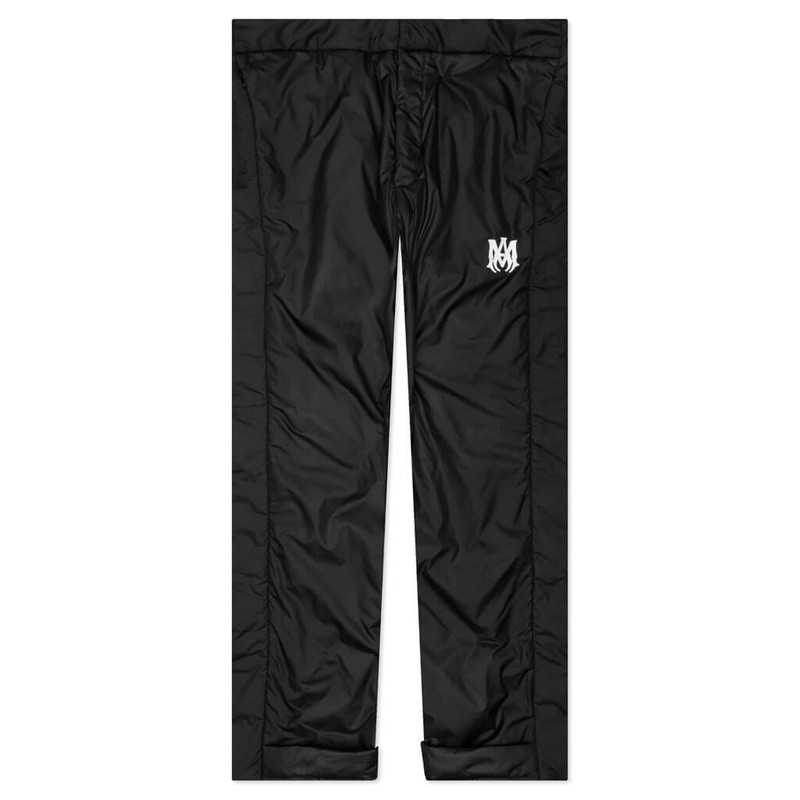 NYLON PADDED SKI PANT - BLACK 1