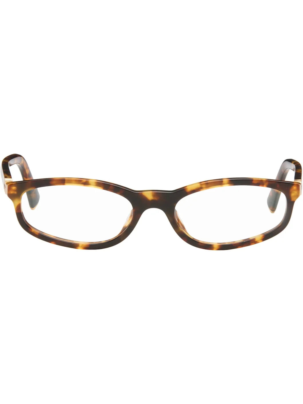 Brown Cat-Eye Glasses - 1