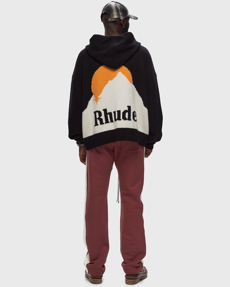 Rhude MOONLIGHT KNIT ZIP-UP HOODIE outlook