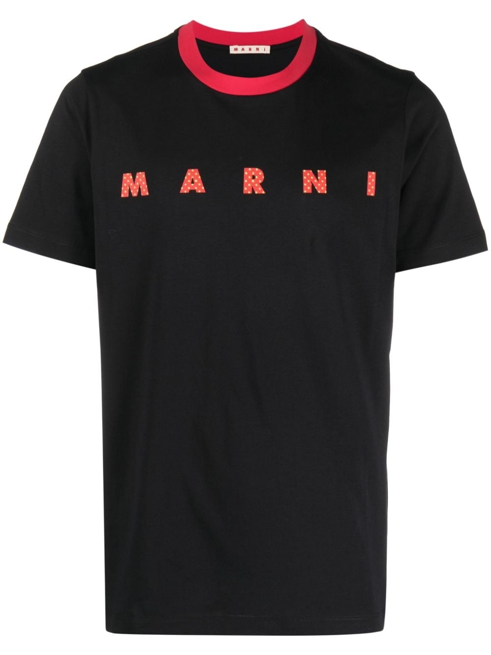 logo-print cotton T-shirt - 1