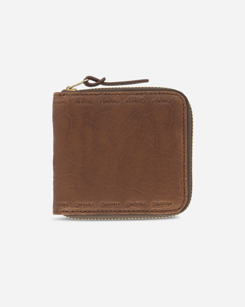 visvim Leather Bi-Fold Wallet Brown outlook