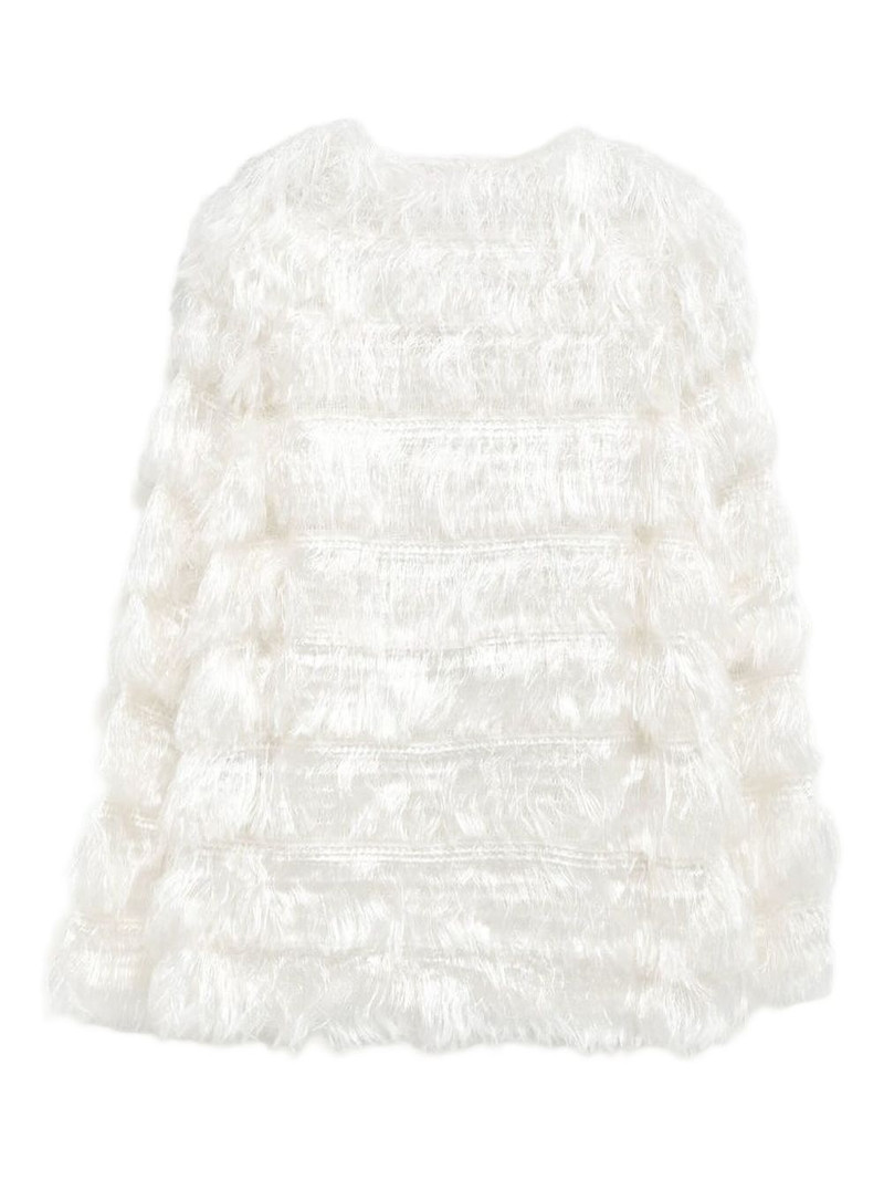 Comme Des Garçons fringed T-shirt outlook