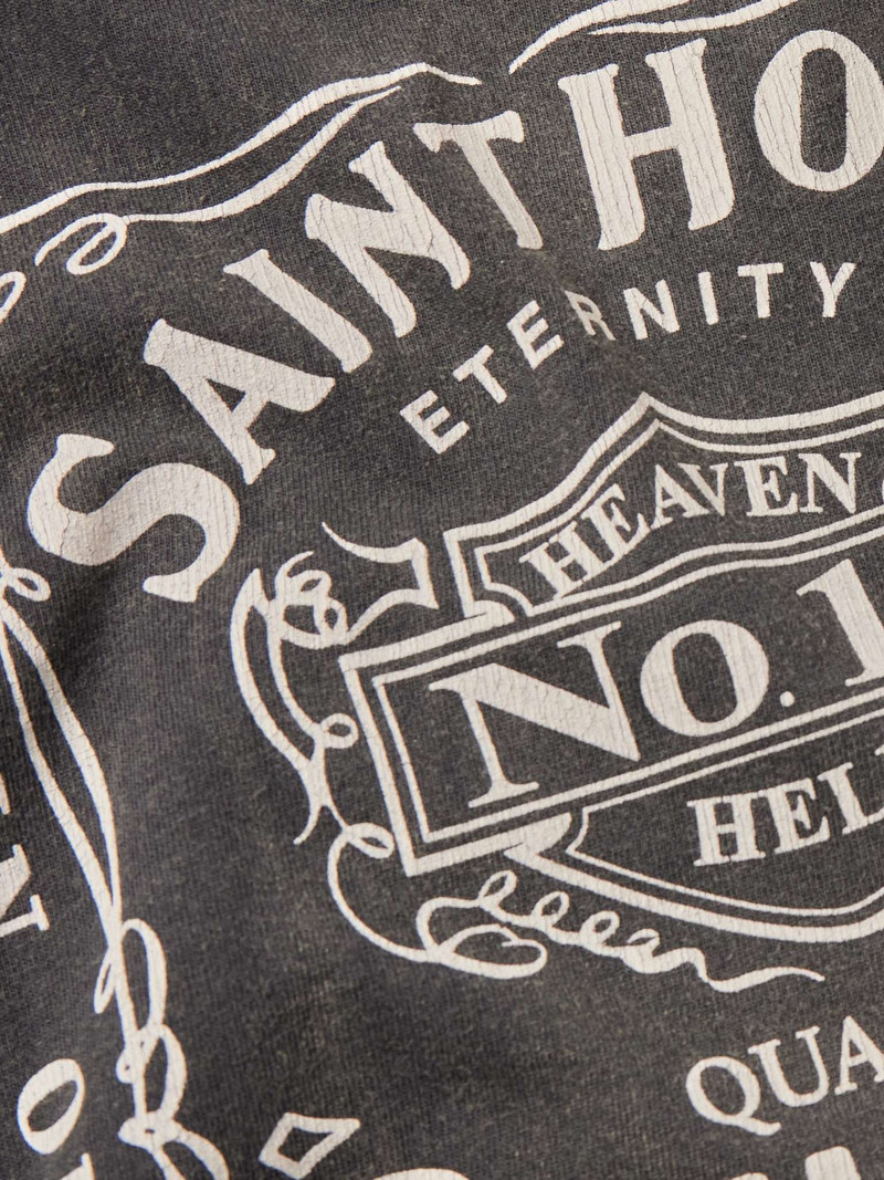 + Neighborhood Distressed Printed Cotton-Jersey T-Shirt 4