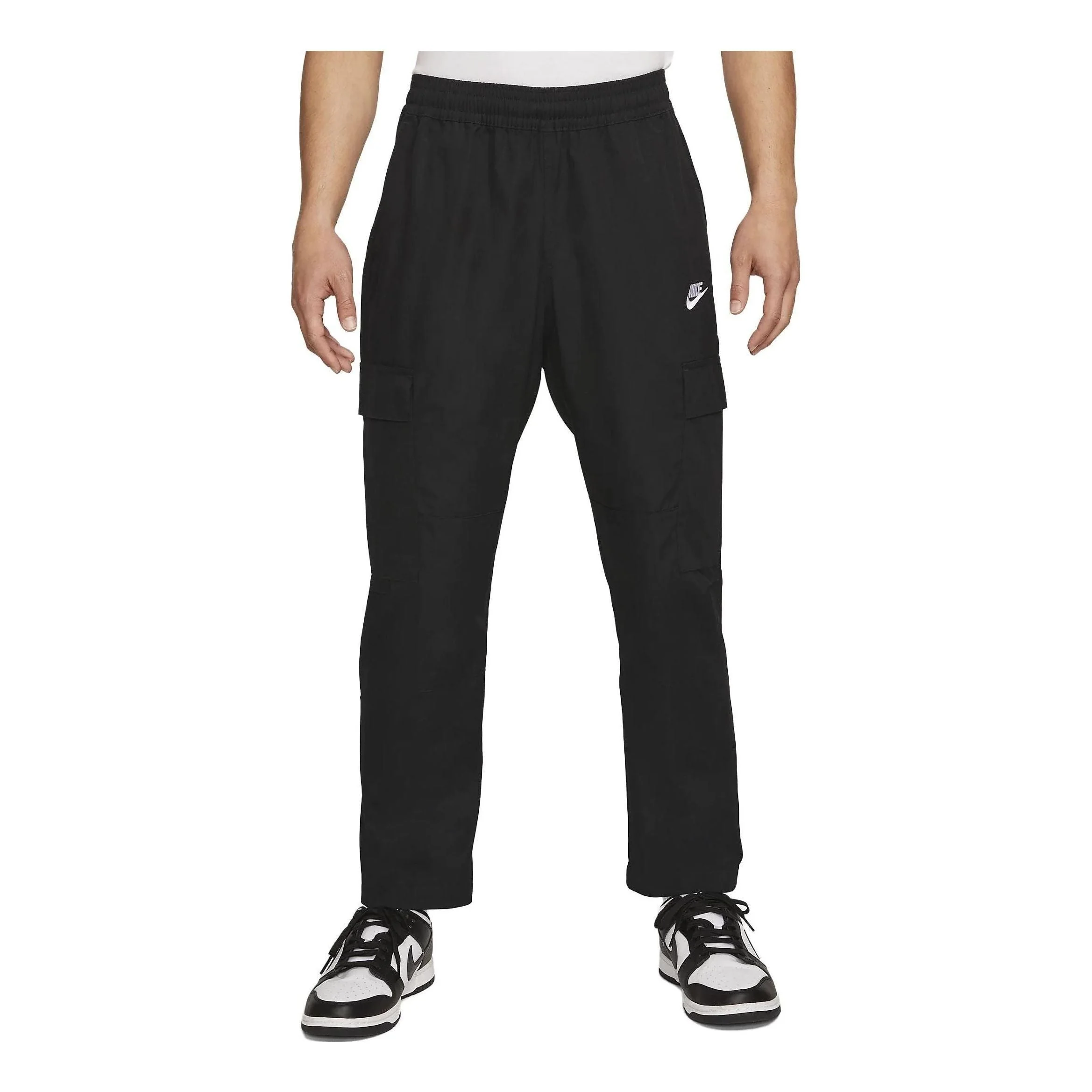 Nike Club Woven Cargo Pants 'Black' DX0614-010 - 1