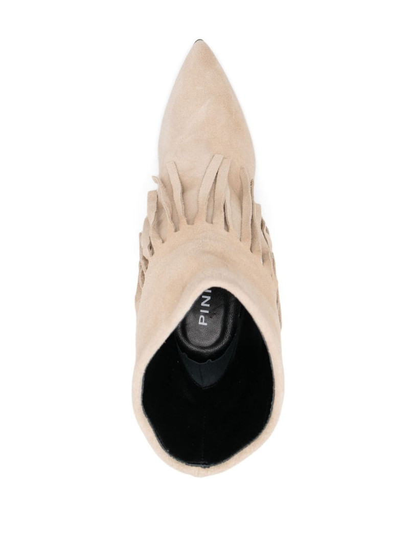 120mm fringe-detail ankle boots 4