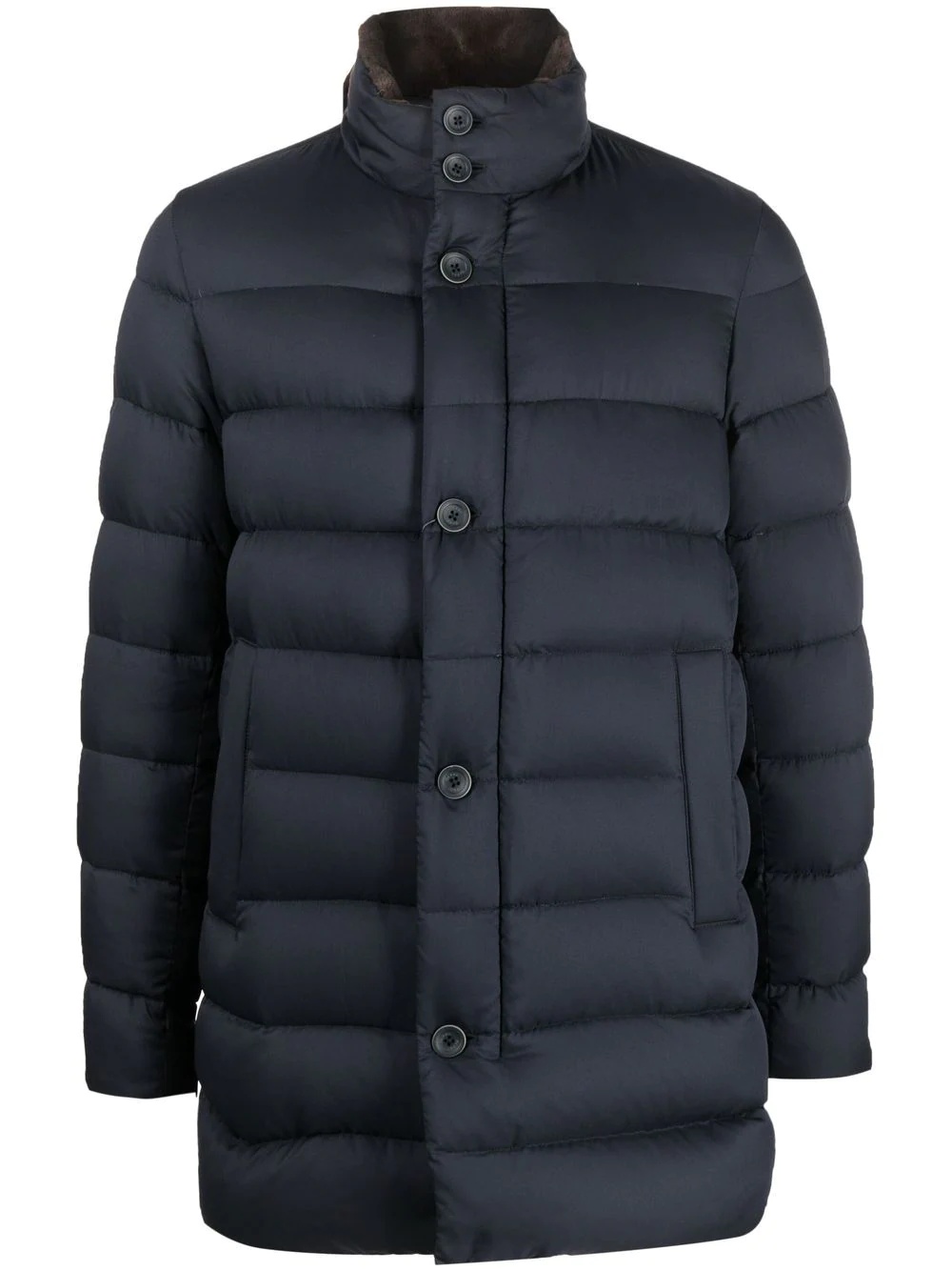 padded goose down jacket - 1