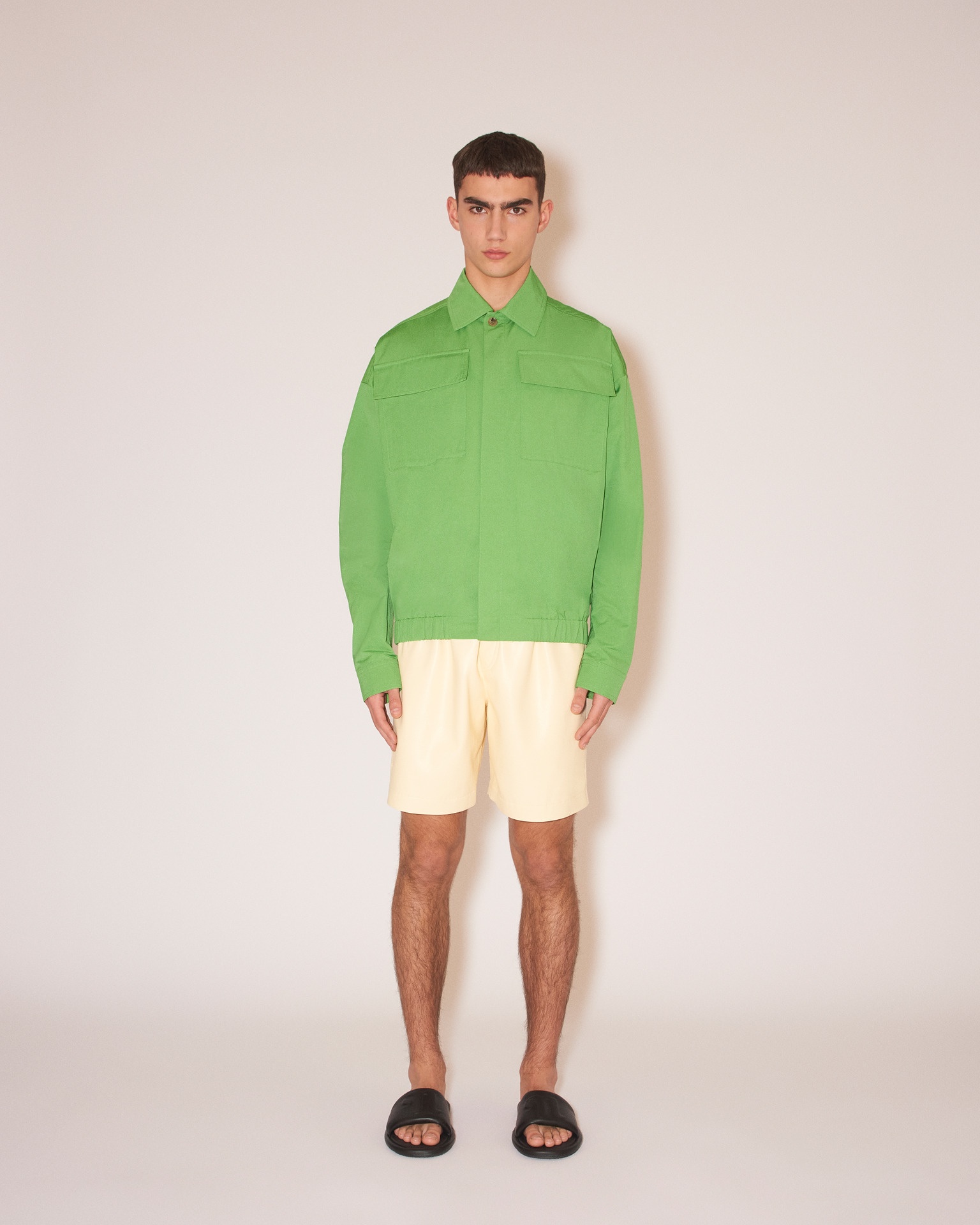 BENO - Tech twill box-fit jacket - Green - 2