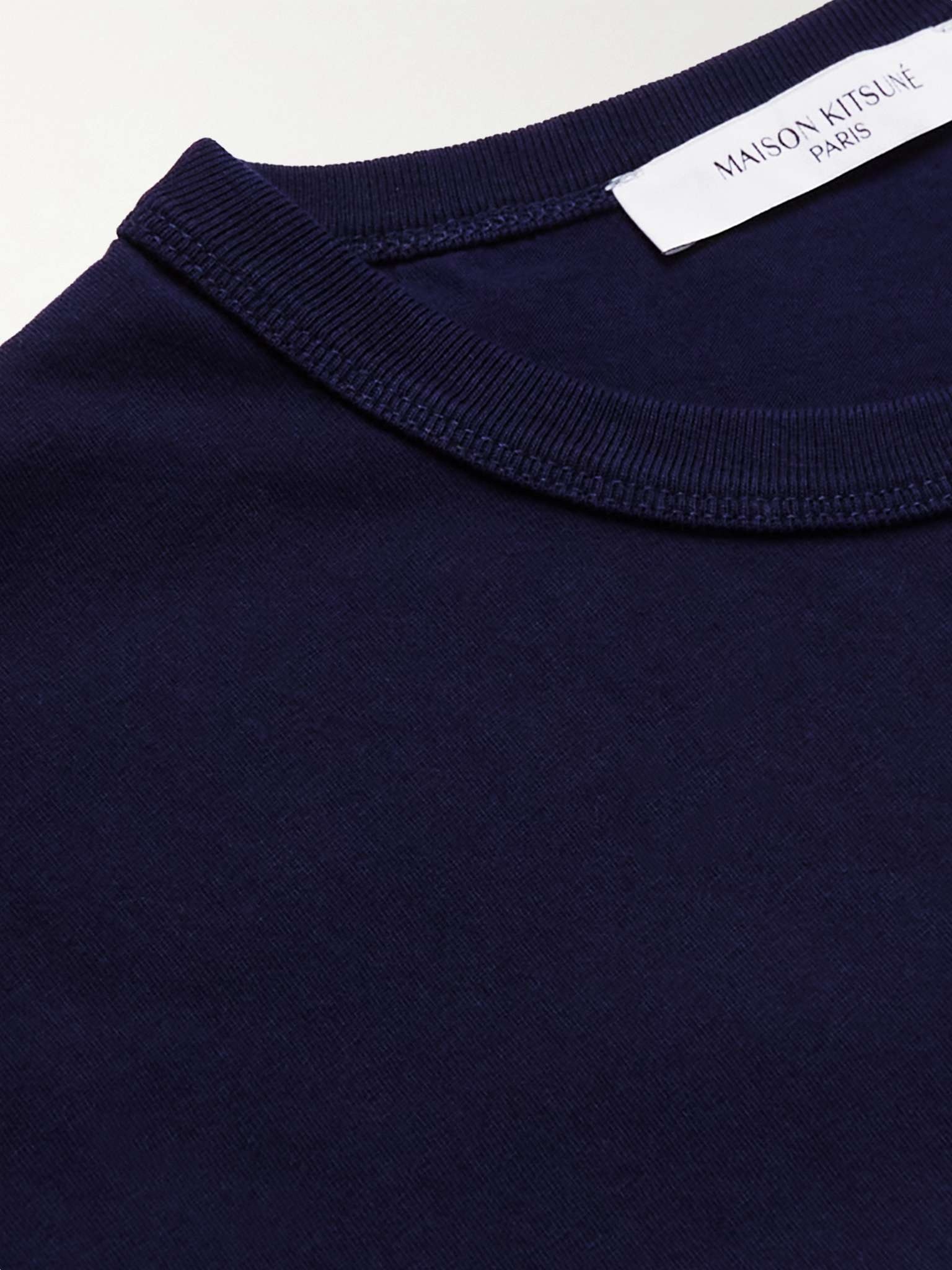 Logo-Appliquéd Cotton-Jersey T-Shirt - 5