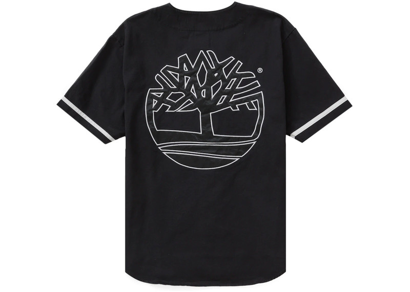 Supreme Supreme Timberland Baseball Jersey Black outlook