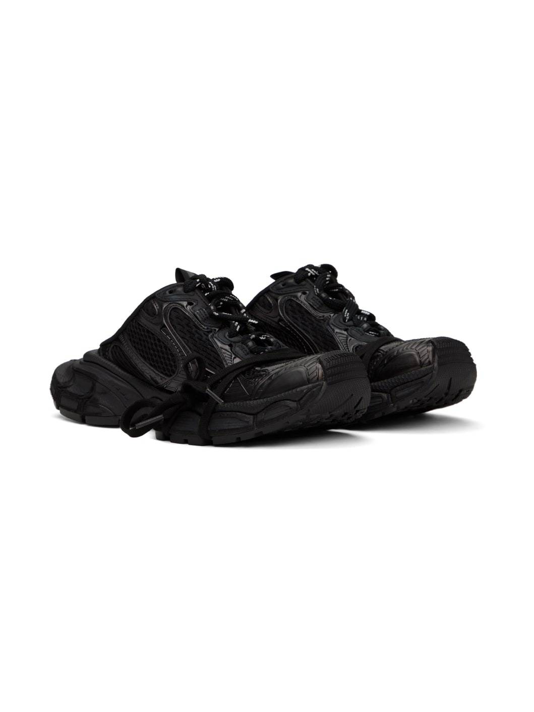 Black 3XL Mules - 4