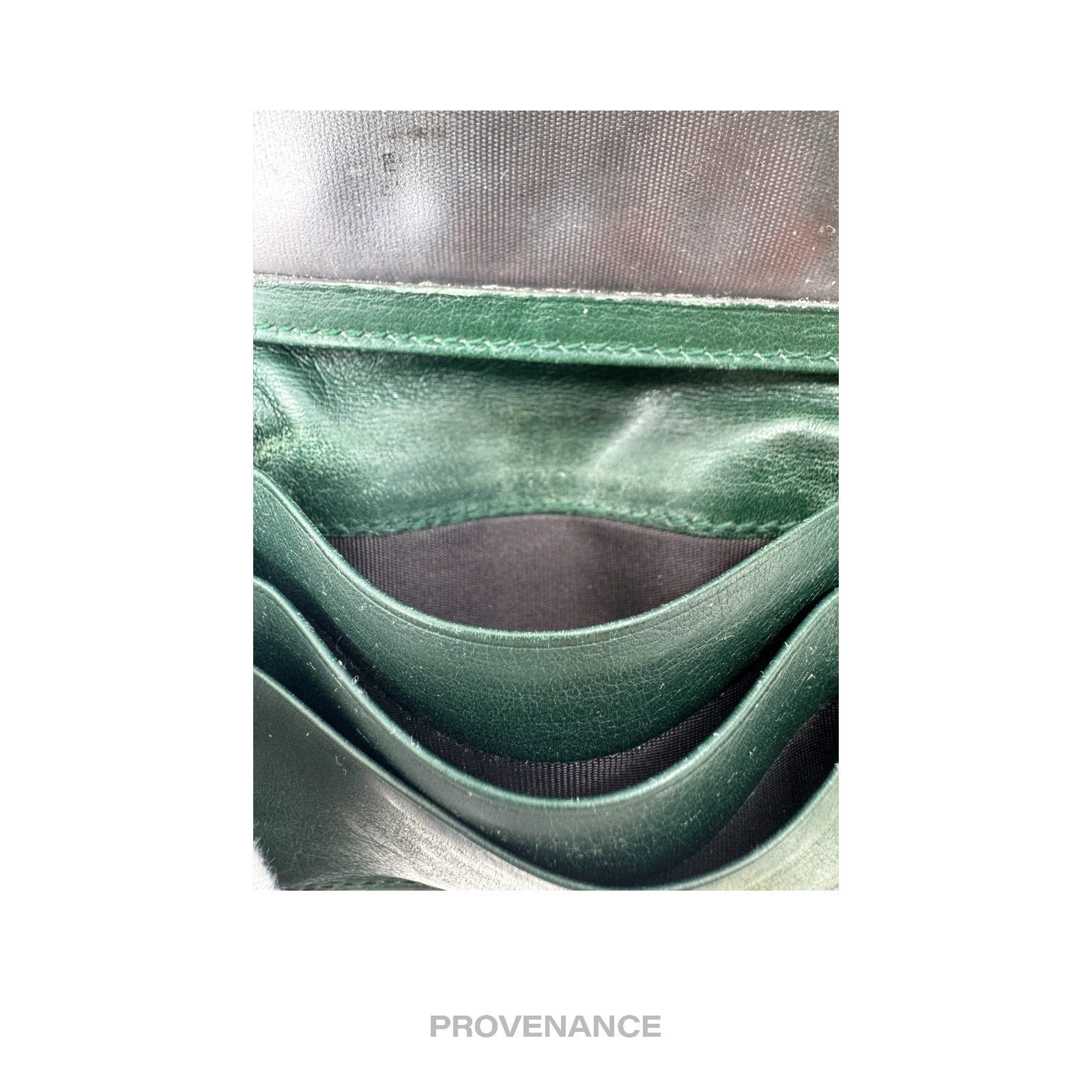 Gucci Pocket Organizer ID Wallet - Green MicroGuccissima - 7