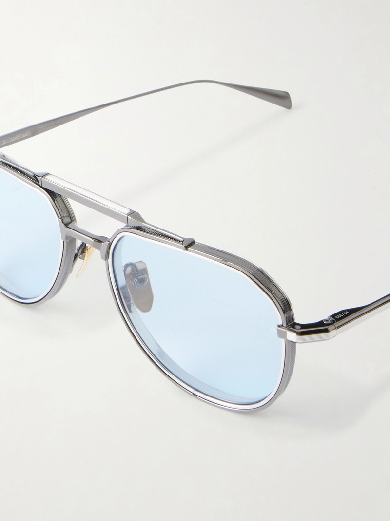 Commander Aviator-Style Titanium Sunglasses 3