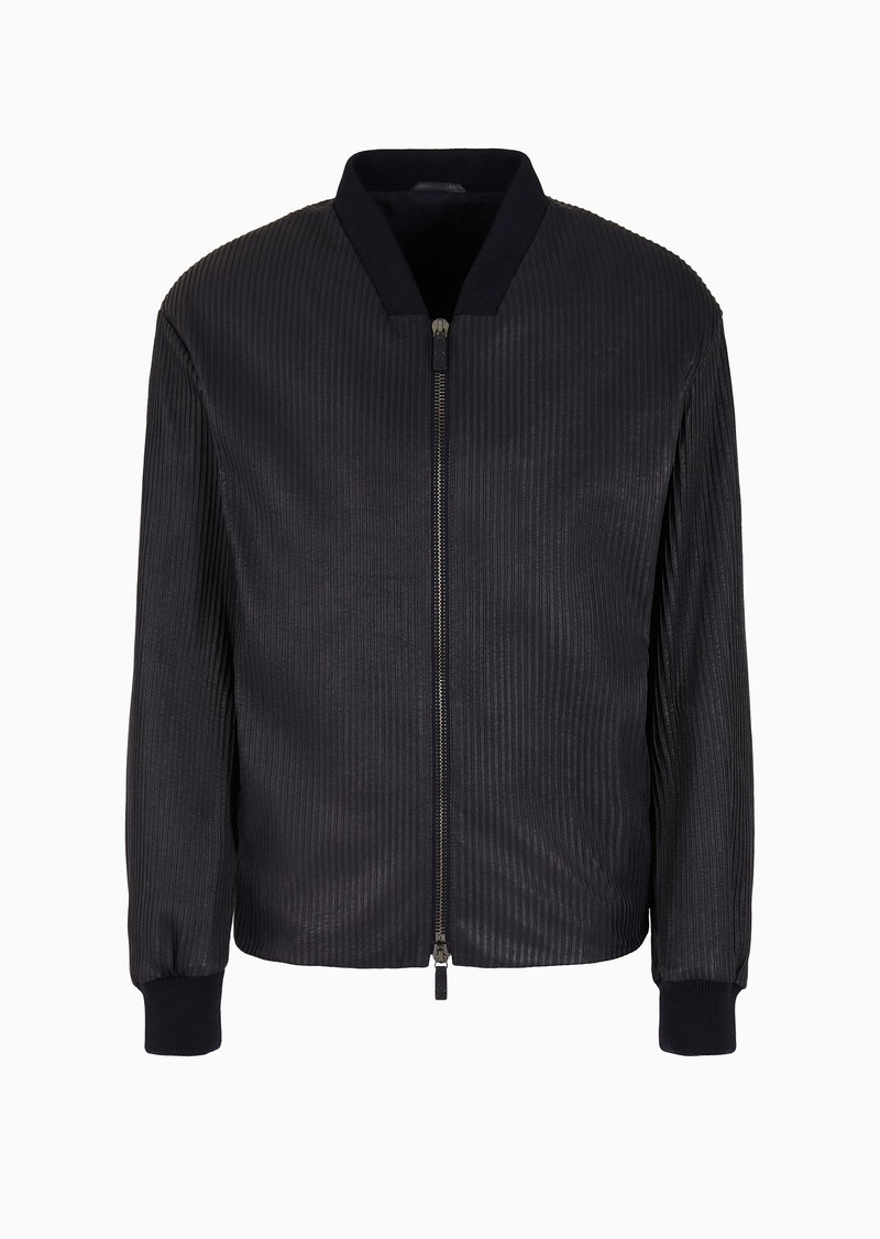 Embroidered nappa-leather blouson 1