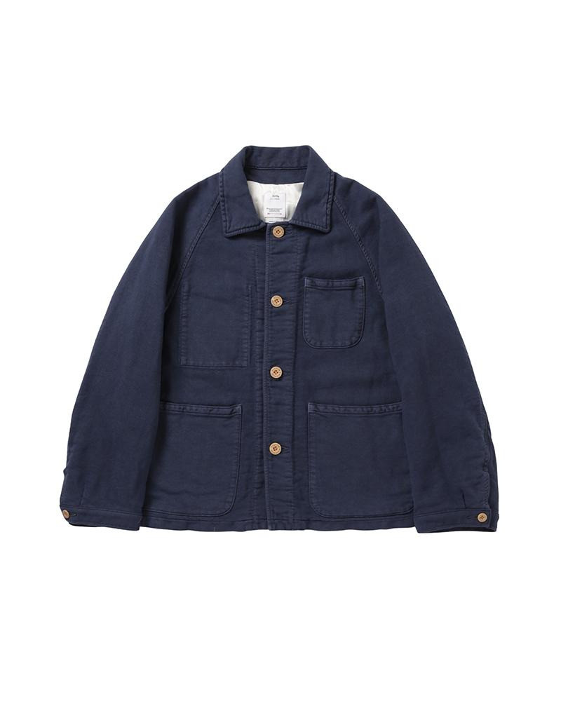 COVERALL MOLESKIN DMGD W BLUE 1
