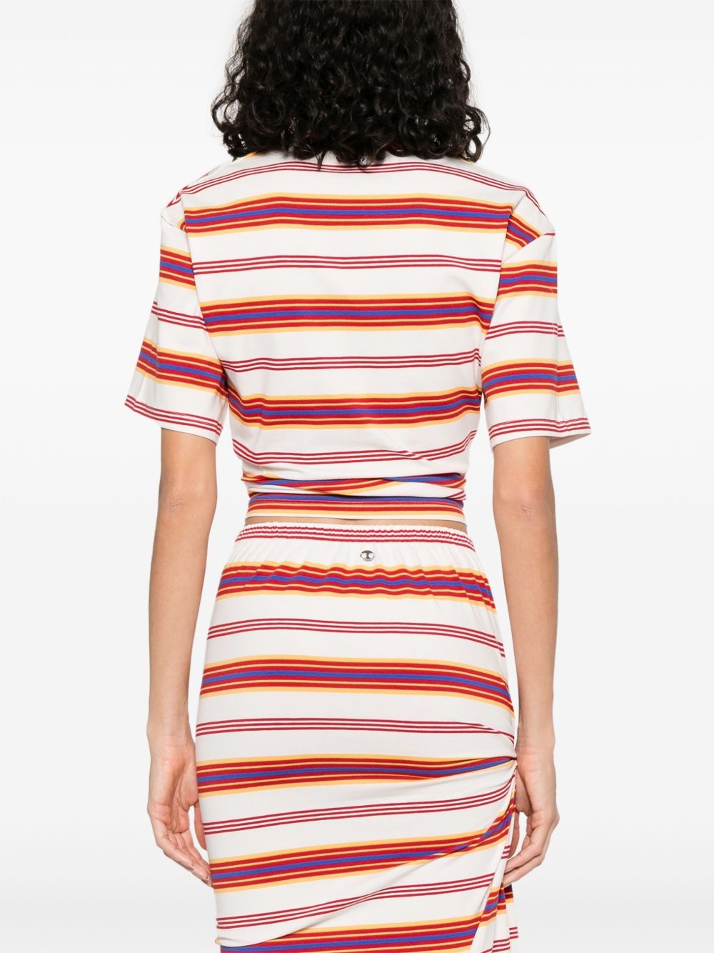striped T-shirt - 4