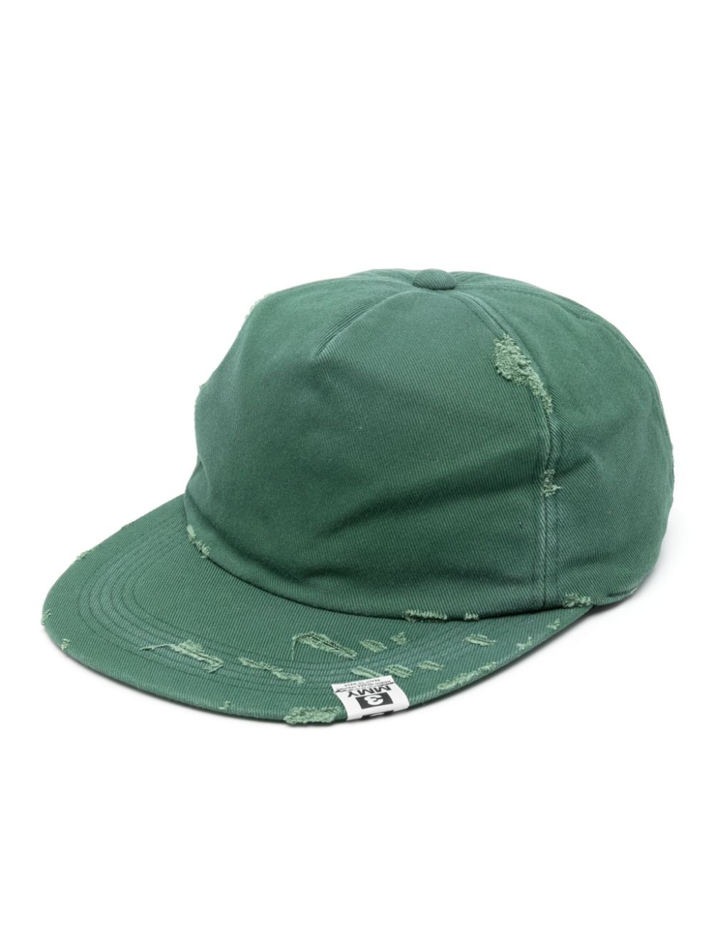 distressed cotton cap - 1