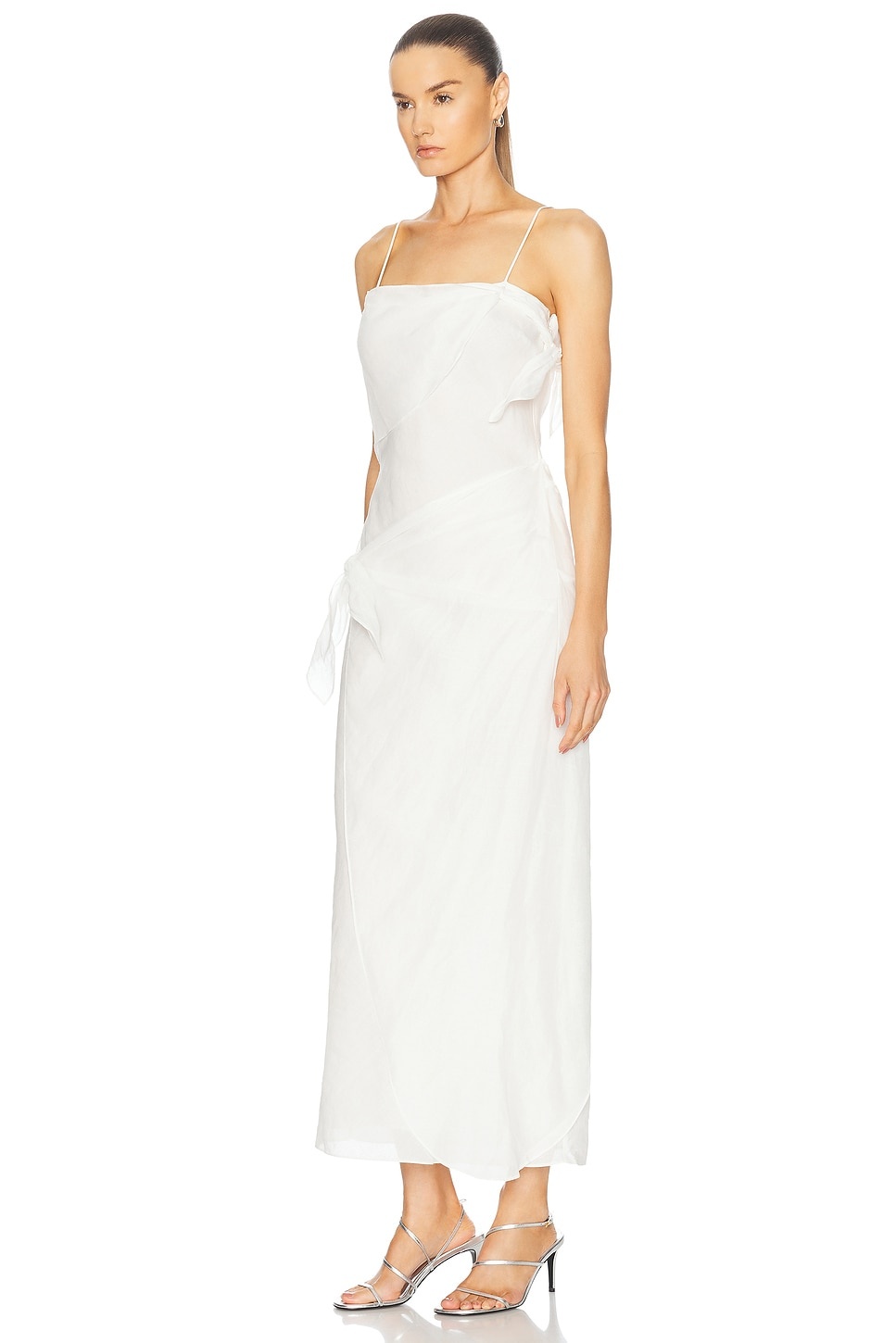 Rosalia Wrap Midi Dress - 3