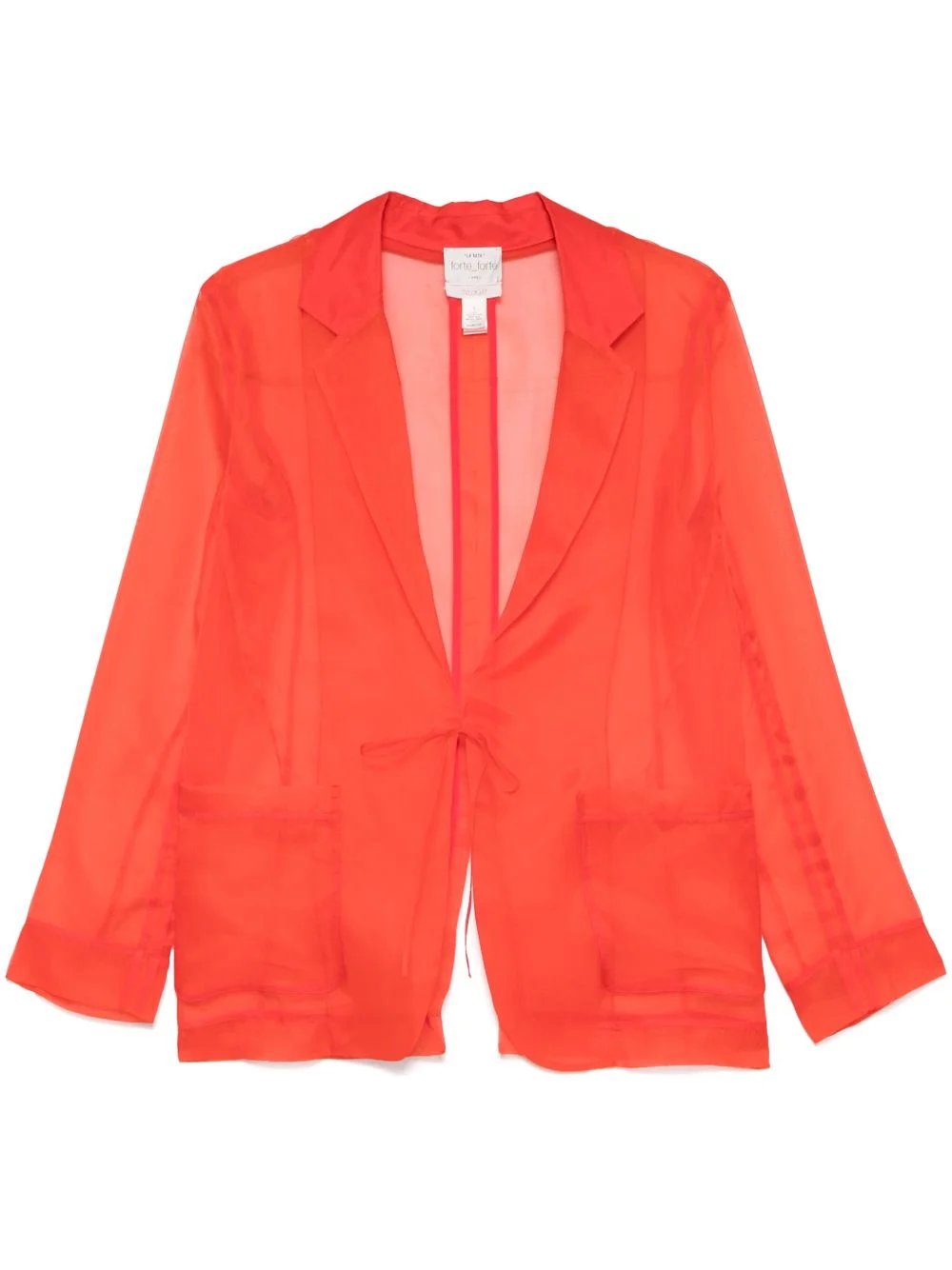 silk blazer - 1