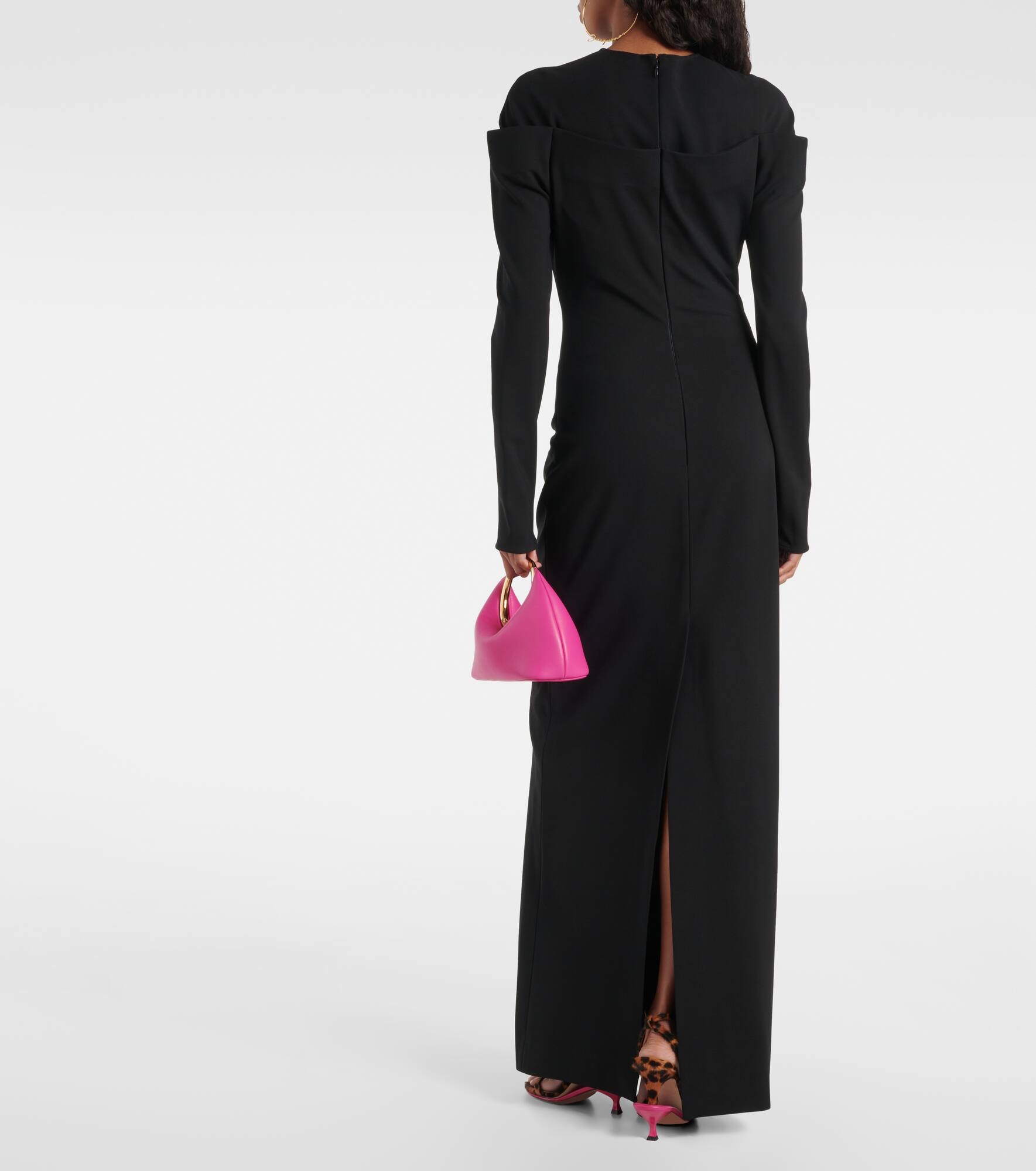 Sabre jersey maxi dress - 3