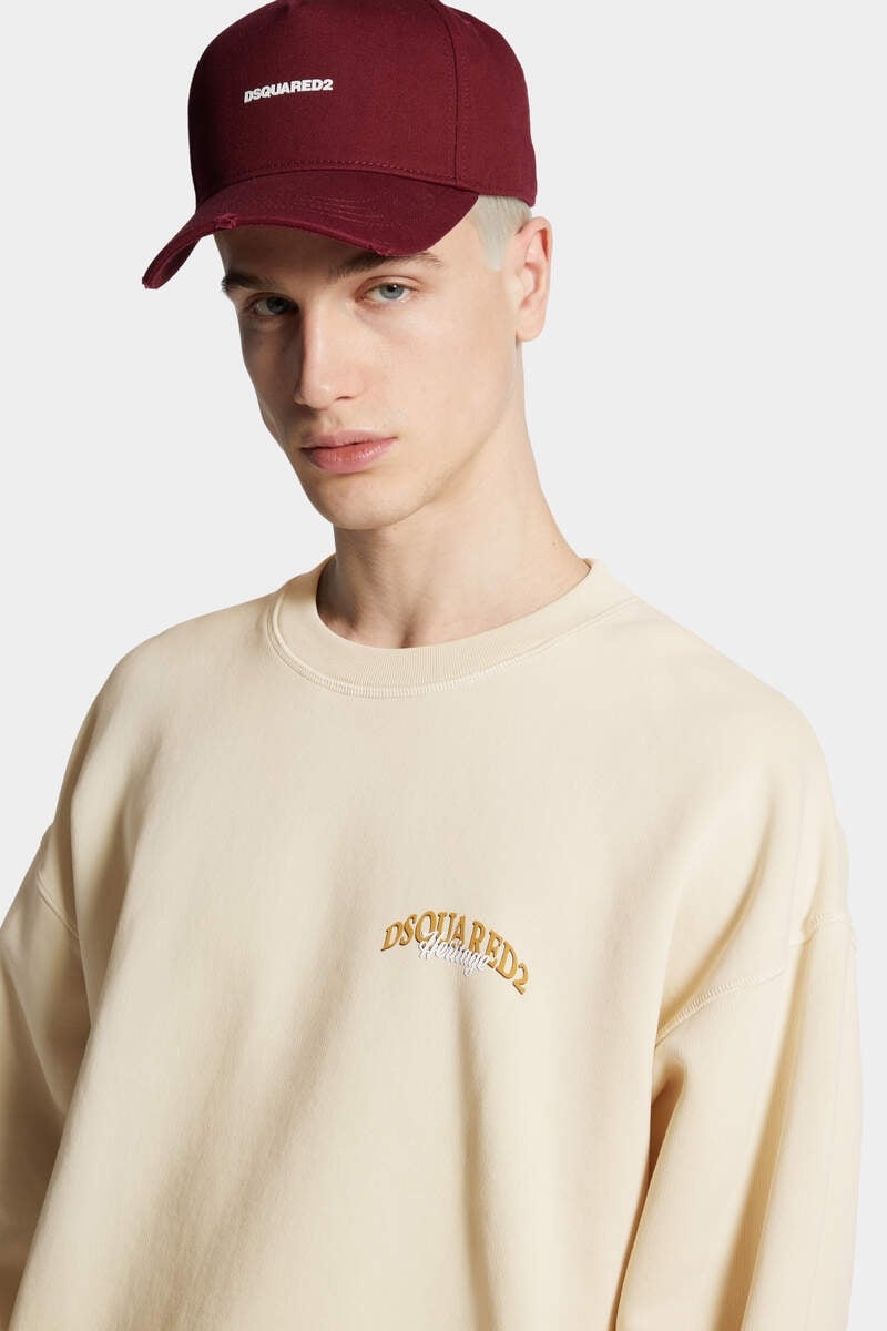 RELAX FIT DSQUARED2 HERITAGE CREWNECK - 5