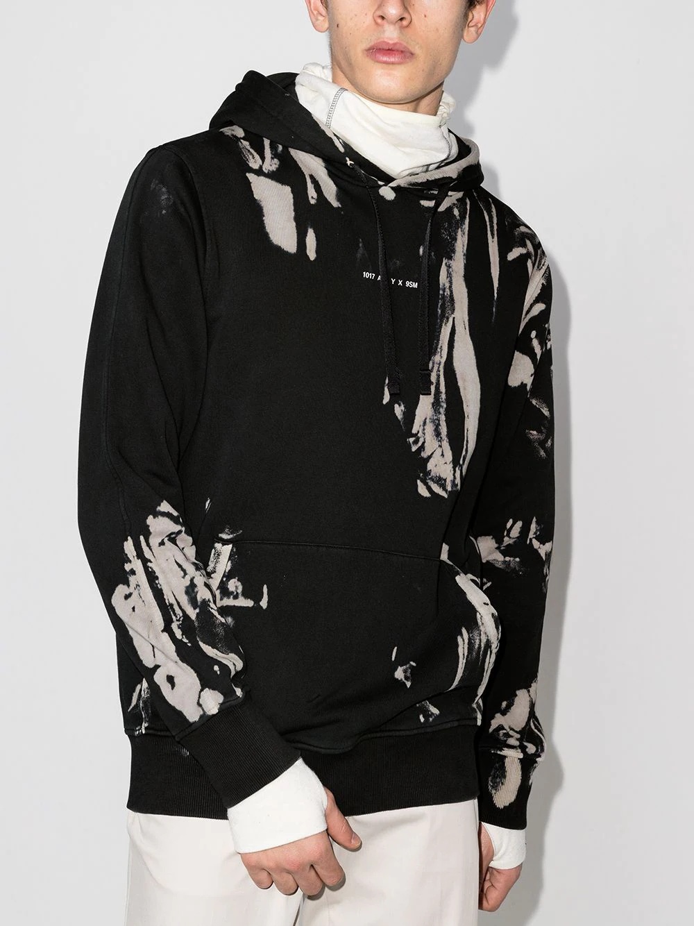 tie-dye print hoodie - 2